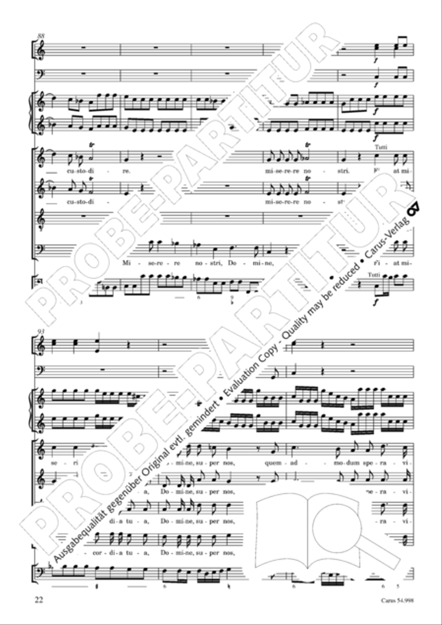 Te Deum in C 4-Part scores gallery preview page 23