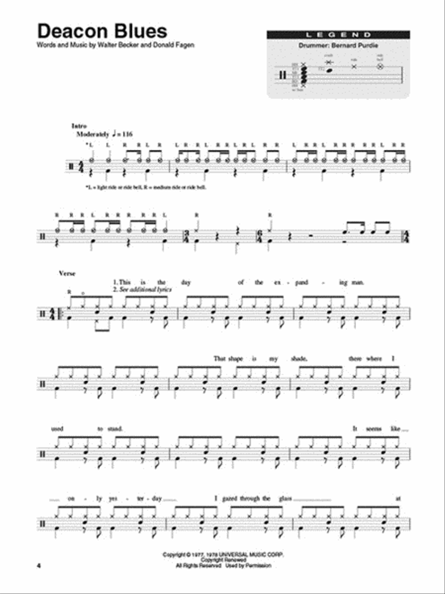 13. Steely Dan 13. Steely Dan Drums scores gallery preview page 3