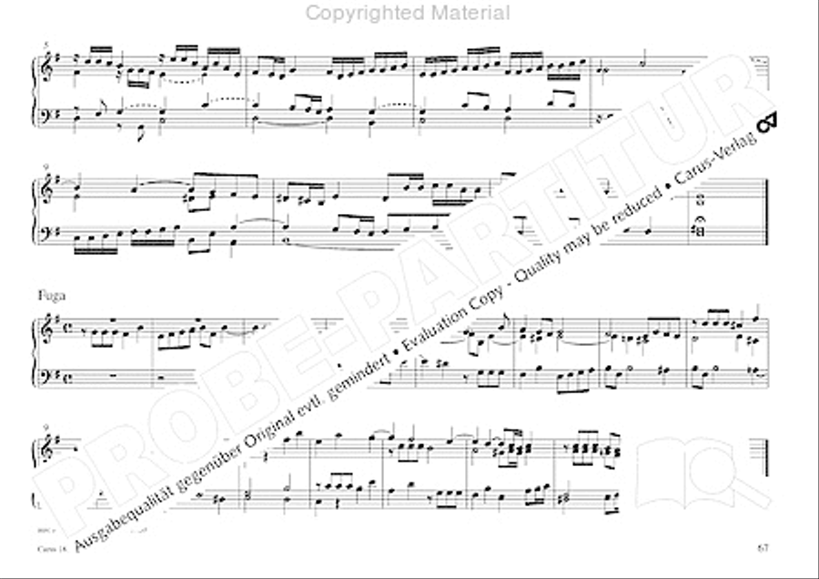 Organo pleno. Orgelstucke zum Ein- und Auszug Organ Solo scores gallery preview page 75