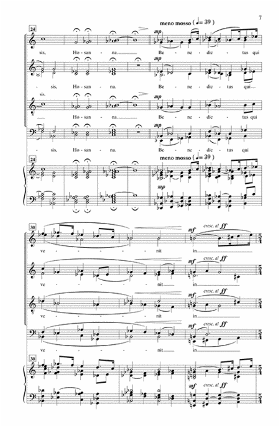 Sanctus (London) Divisi scores gallery preview page 6