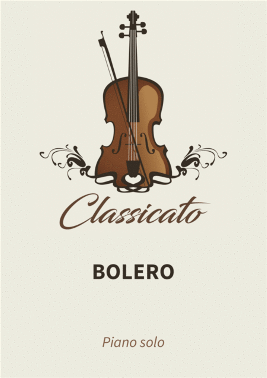 Bolero Piano scores gallery preview page 1
