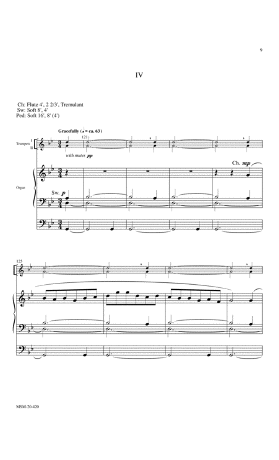 O Filii et Filiae (Variations) Trumpet Duet scores gallery preview page 6