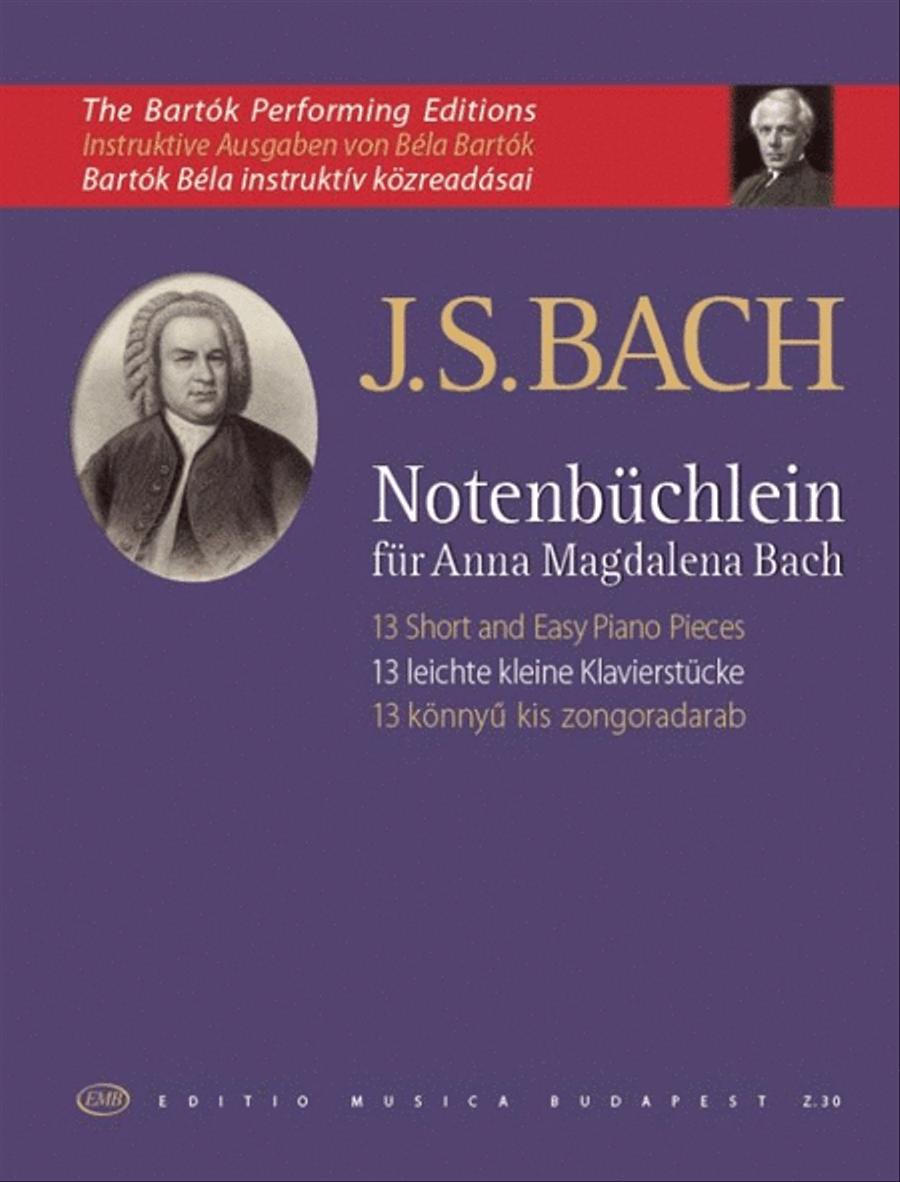 Notenbüchlein für Anna Magdalena Bach Easy Piano scores gallery preview page 1