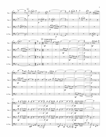 Prelude for Trombone Quartet image number null