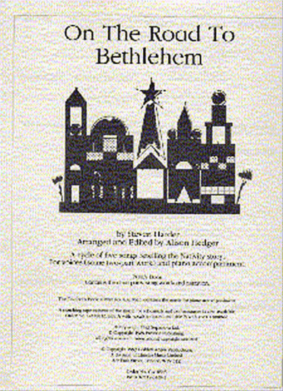 Steven Harder: On The Road To Bethlehem (Pupil's Book) Piano, Vocal, Guitar scores gallery preview page 1