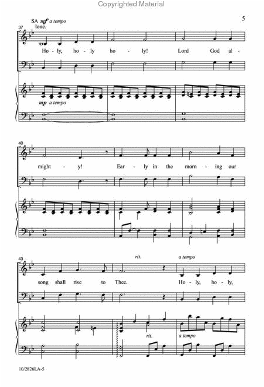 We Worship You Alone 4-Part scores gallery preview page 6