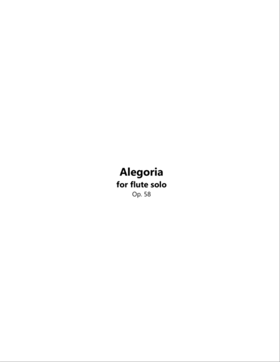 Alegoria Flute Solo scores gallery preview page 3