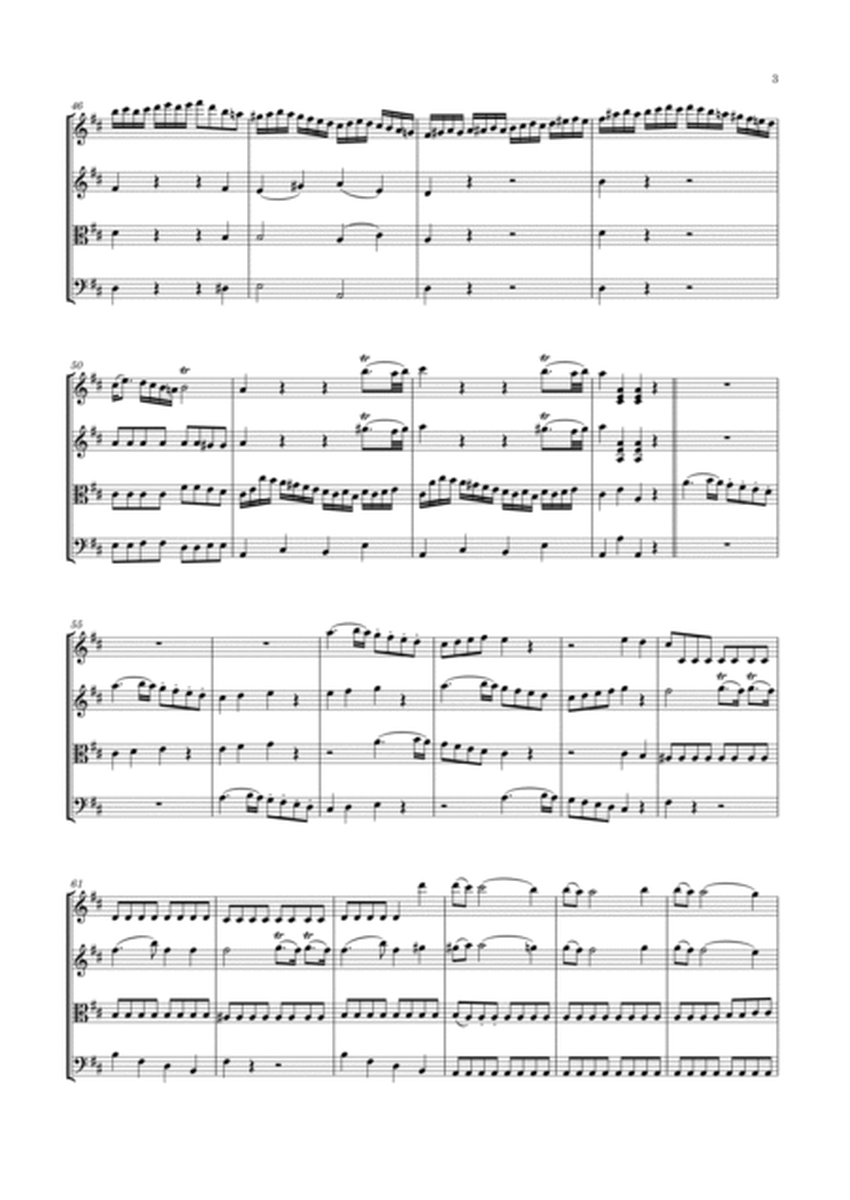 Mozart - String Quartet No.2 in D major, K.155 ; K⁶.134a