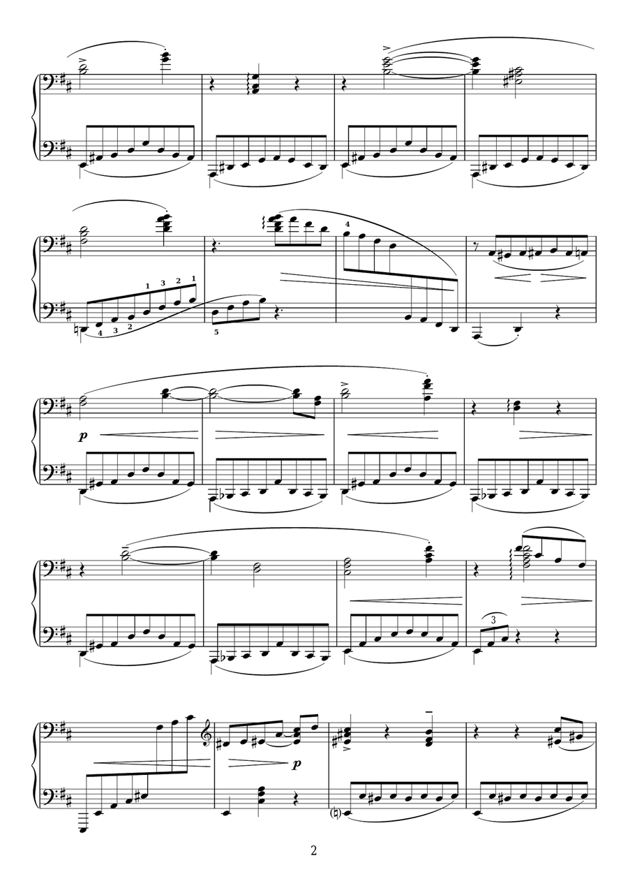 La Valse La Valse Piano Solo scores gallery preview page 2