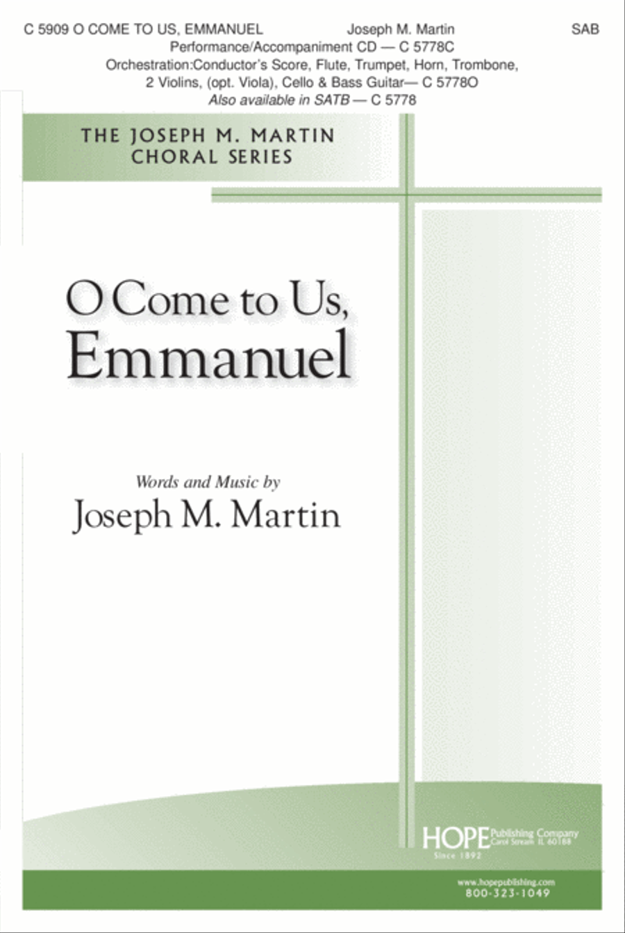 O Come to Us, Emmanuel 3-Part scores gallery preview page 2