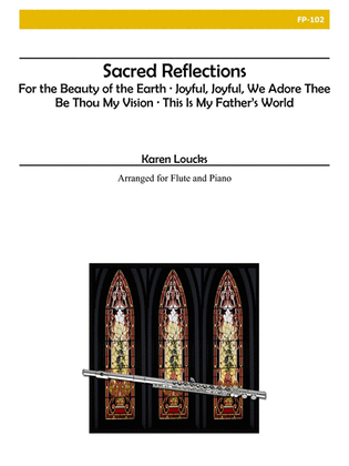 Book cover for Sacred Reflections for Flute and Piano
