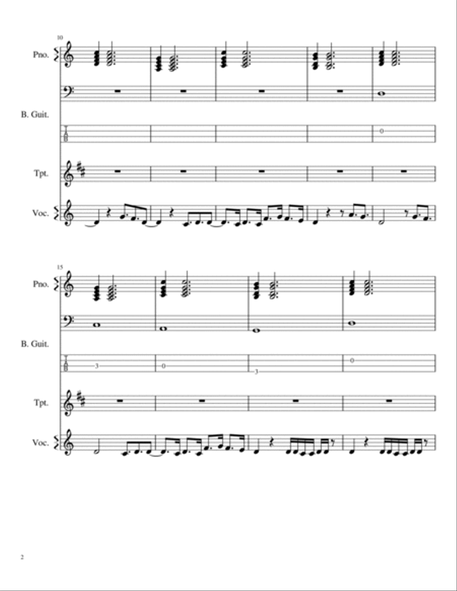 Watermelon Sugar Small Ensemble scores gallery preview page 2