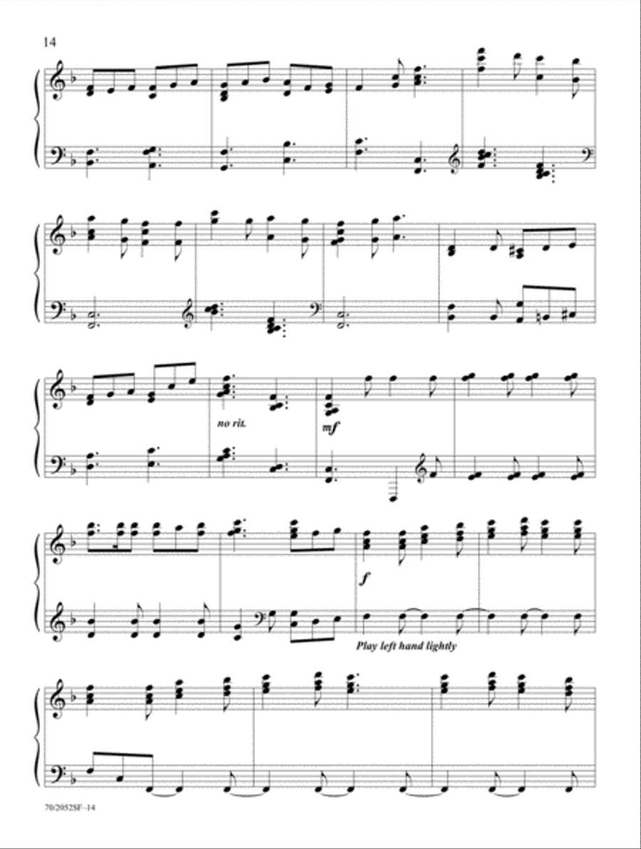 The Day of Celebration Piano Solo scores gallery preview page 7