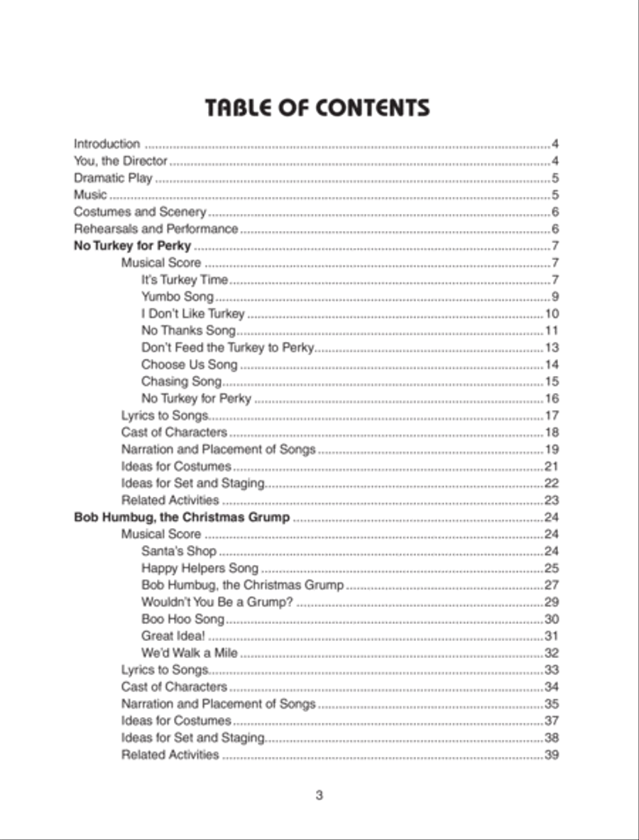 Holiday Plays Holiday Plays Unison Choir scores gallery preview page 2