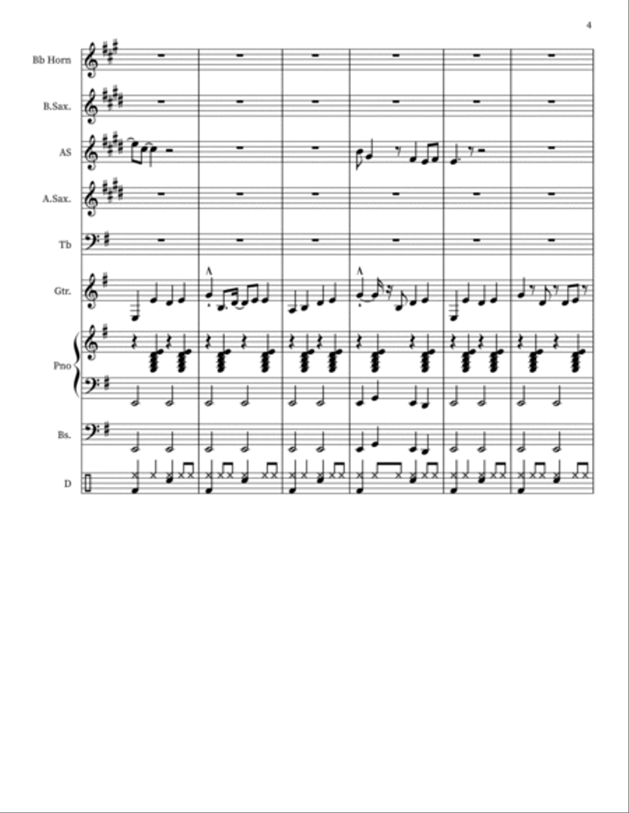 Superstition Small Ensemble scores gallery preview page 4