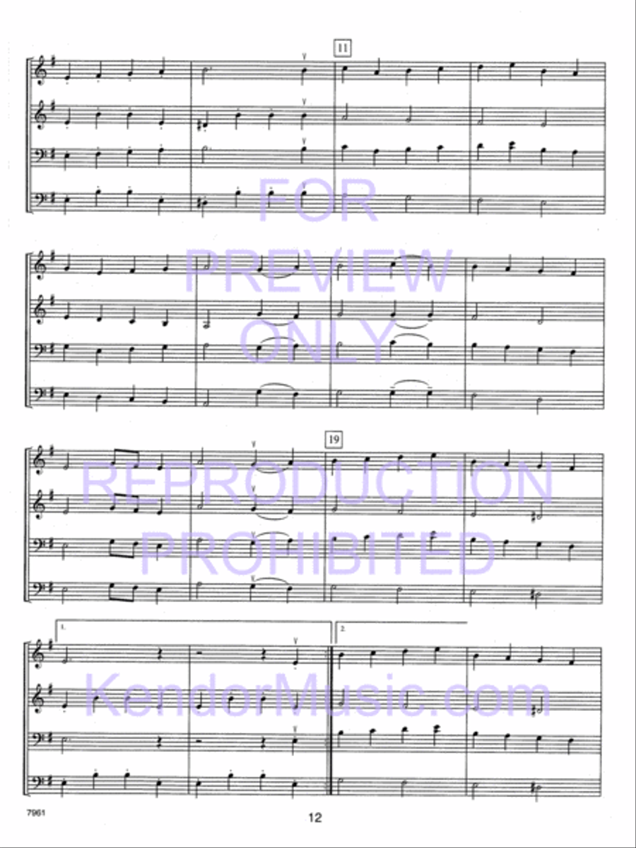 Holiday Strings (Score) String Orchestra scores gallery preview page 13