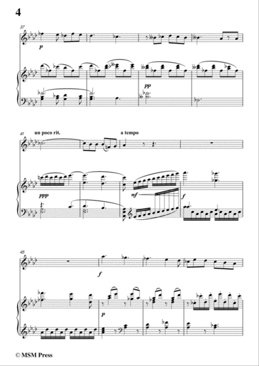 Berlioz-L'ile Inconnue,for Flute and Piano Flute scores gallery preview page 6