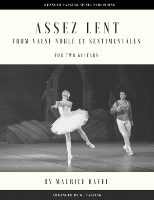 Assez Lent from Valse Noble et Sentimentales (for Two Guitars)