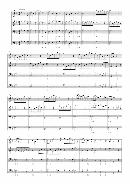 Corelli, Sonata op.3 n.3 in B flat major