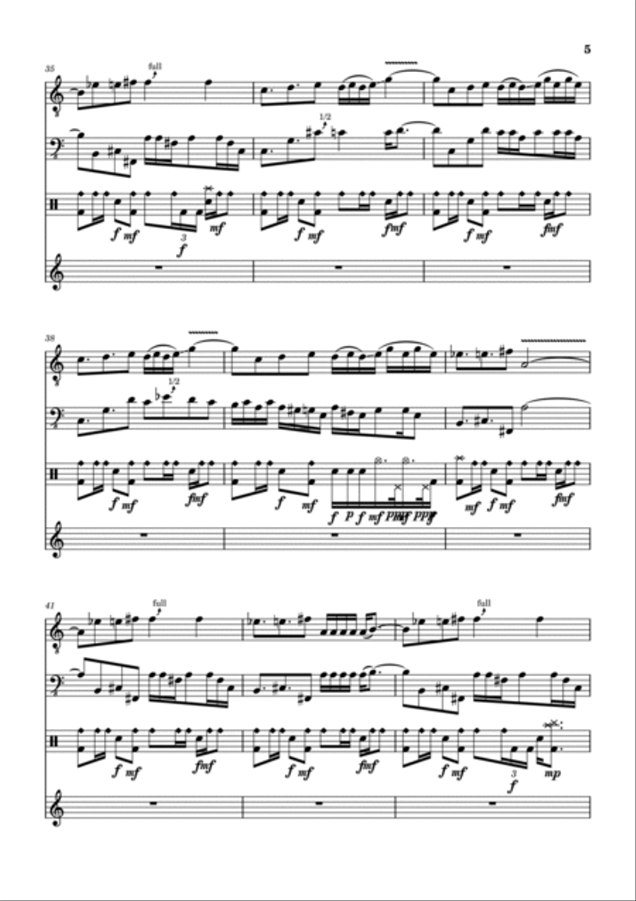 Yyz Concert Band scores gallery preview page 5