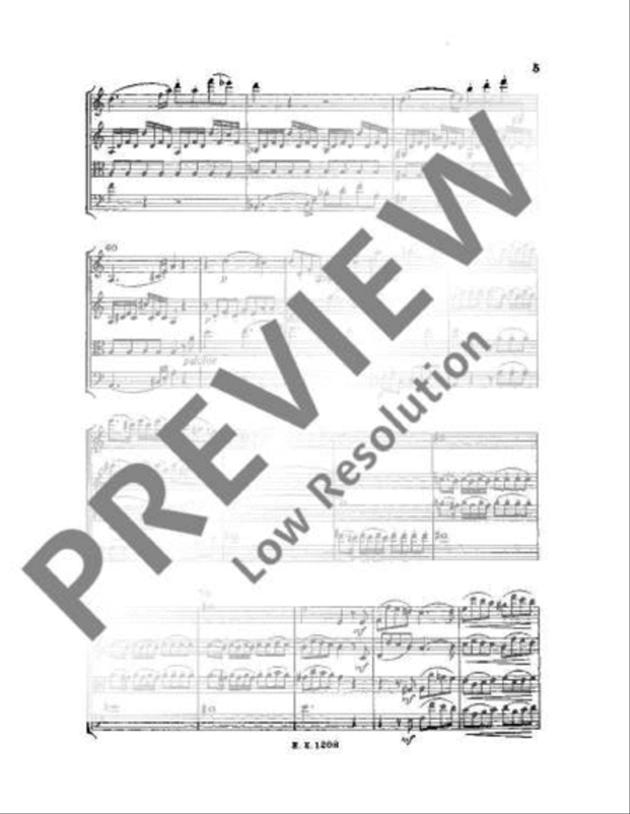 String Quartet C major String Quartet C major String Quartet scores gallery preview page 8