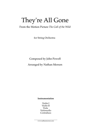 Book cover for They're All Gone