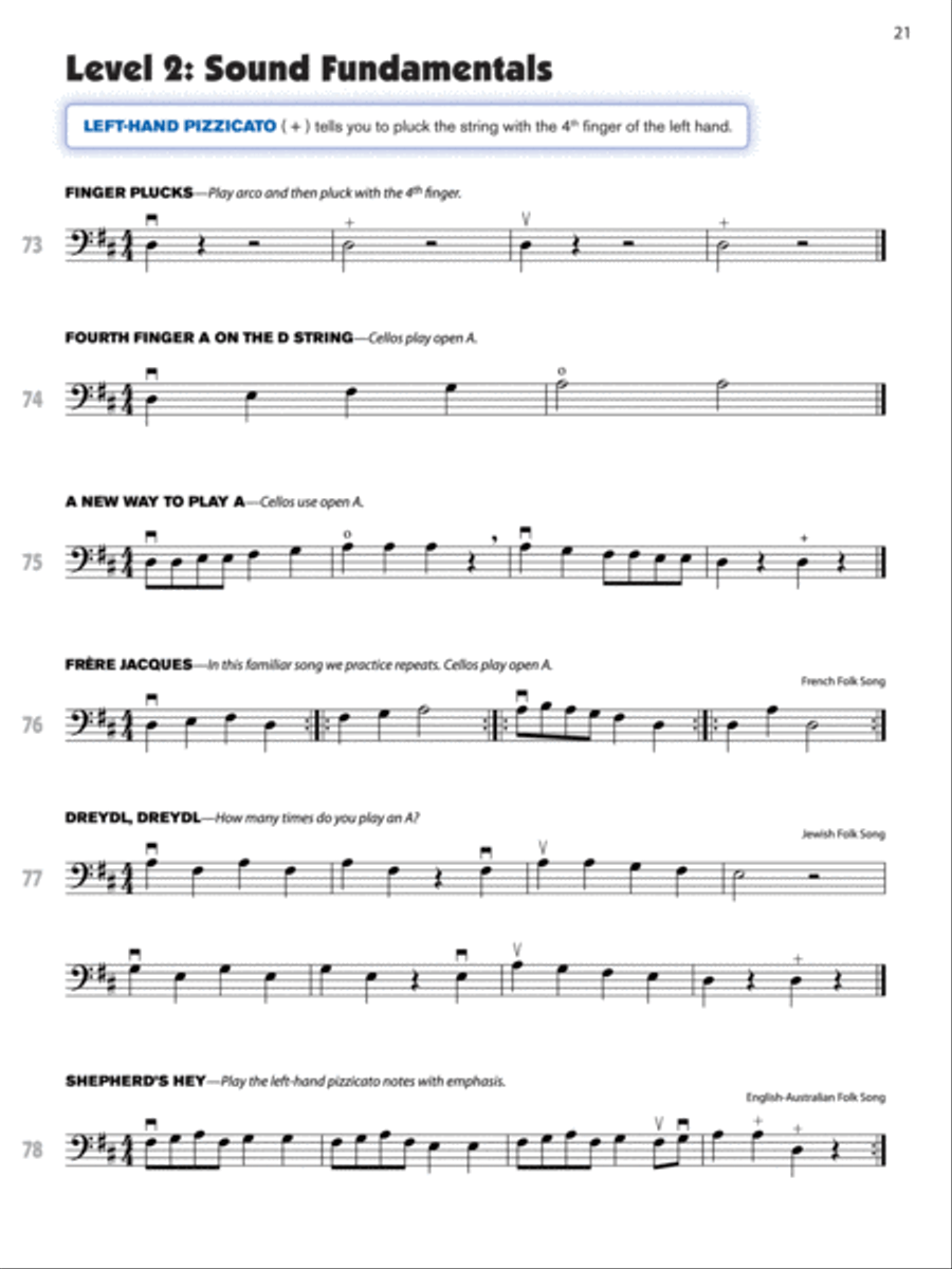 Sound Innovations for String Orchestra, Book 1 Chamber Orchestra scores gallery preview page 3