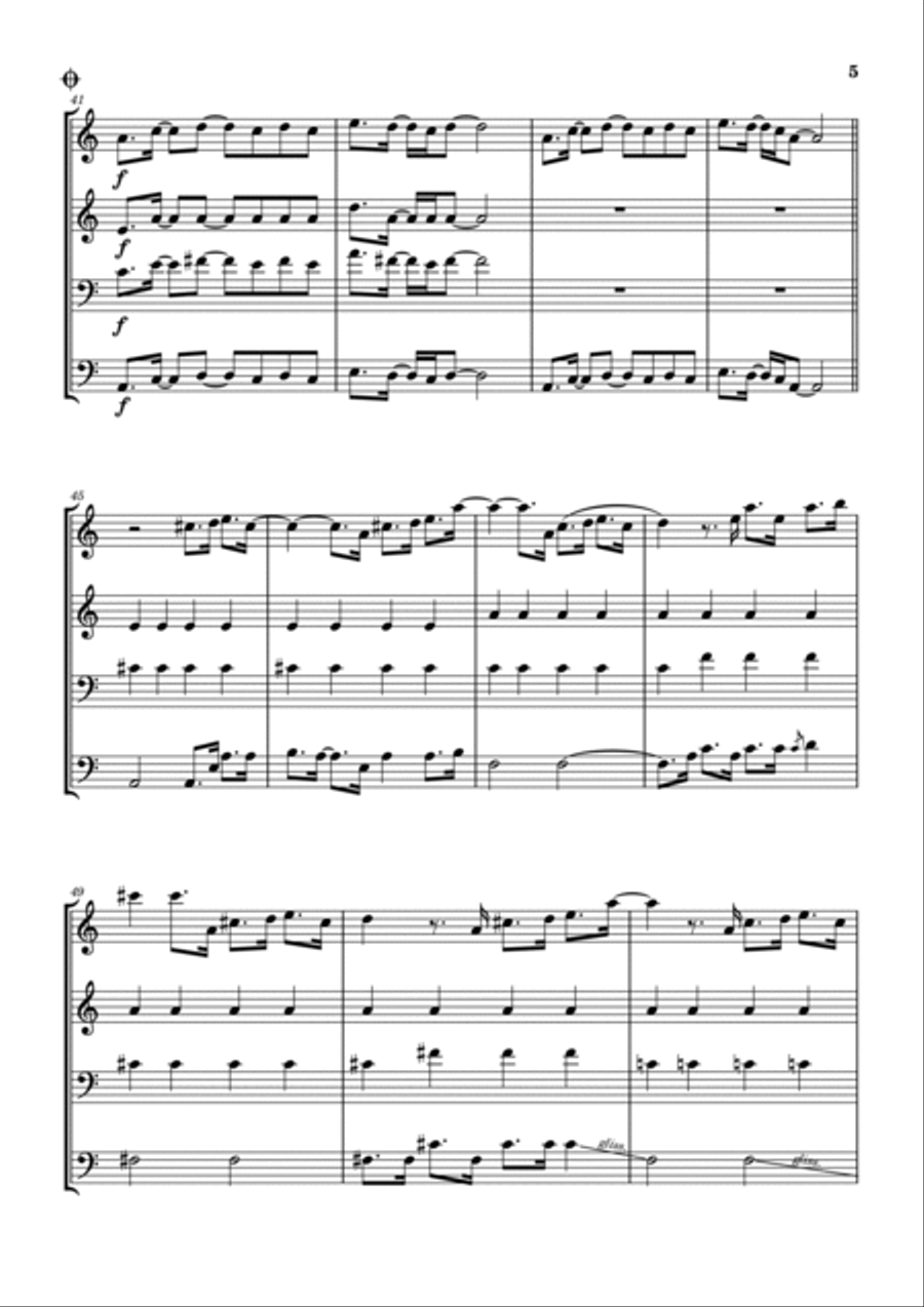 Uh Oh (here I Go) Uh Oh (here I Go) Brass Ensemble scores gallery preview page 6