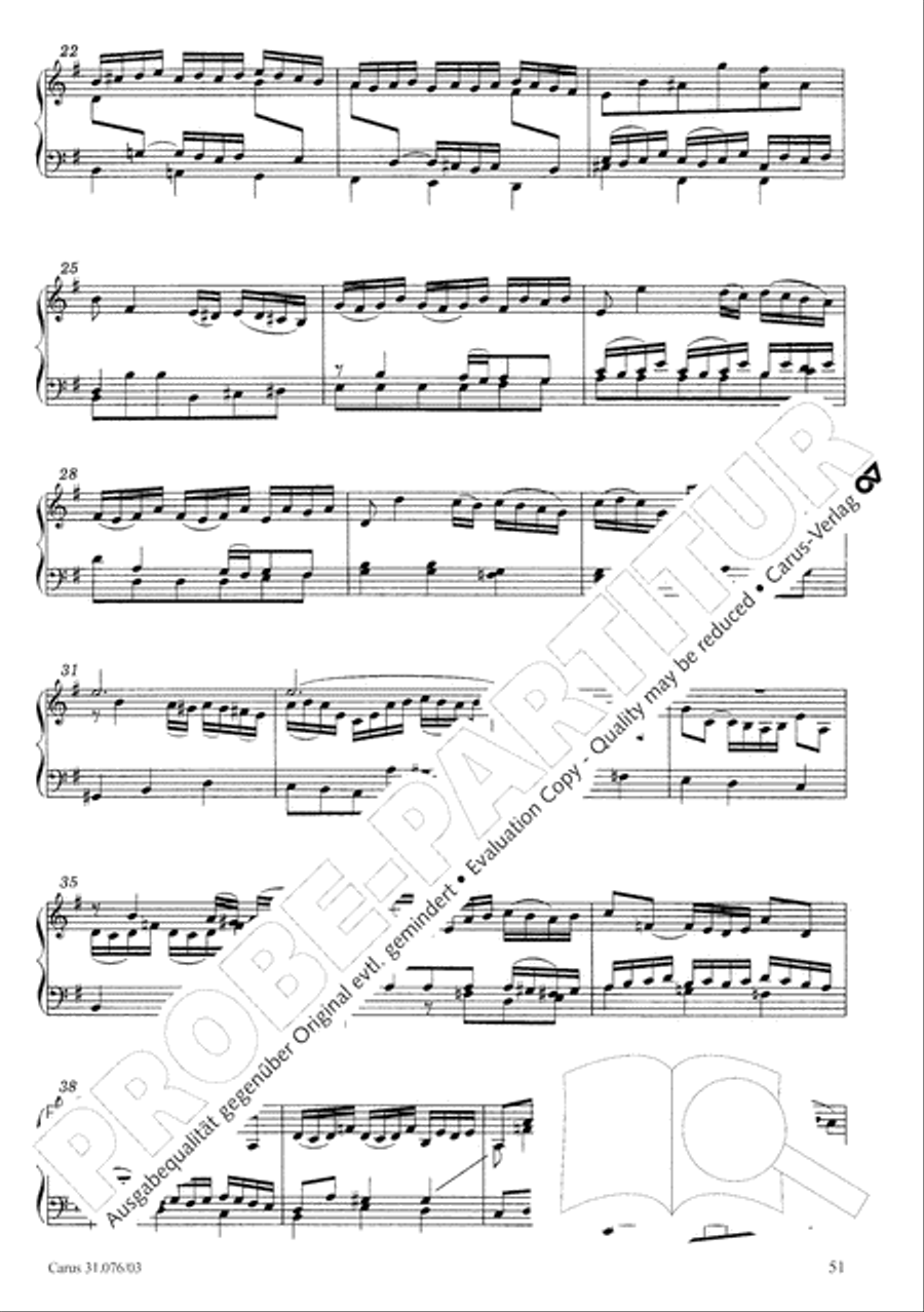 The heavens are telling the Father's glory (Die Himmel erzahlen die Ehre Gottes) 4-Part scores gallery preview page 52