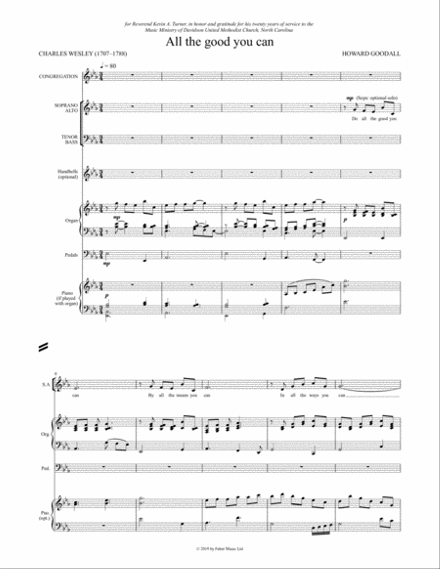 All the good you can All the good you can Choir scores gallery preview page 1