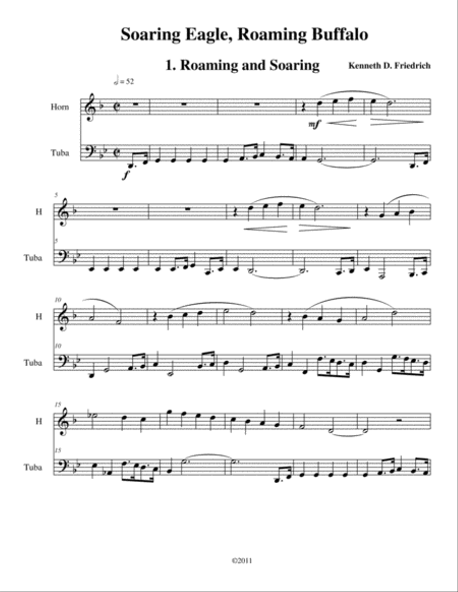 Soaring Eagle, Roaming Buffalo