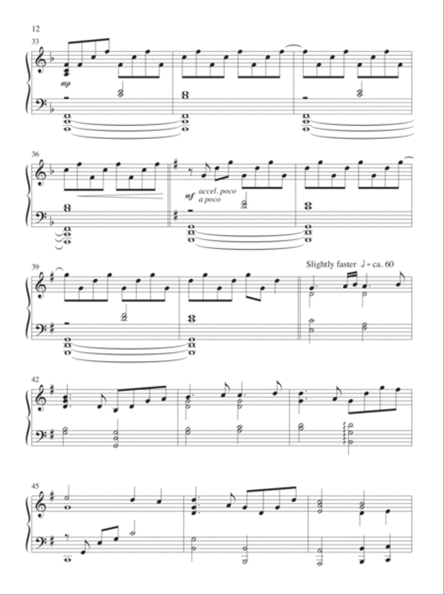 Fill the Earth with Songs Piano Solo scores gallery preview page 7