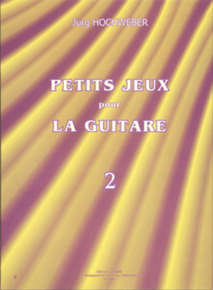 Petits jeux pour la guitare - Volume 2