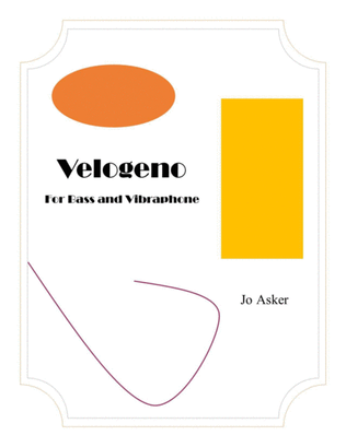 Book cover for Velogeno and Fugue for Double Bass and Vibraphone