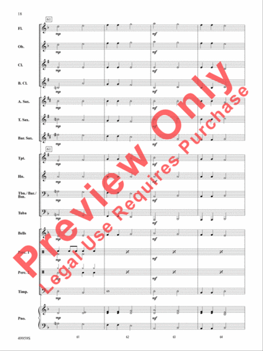 Creep It Real Concert Band scores gallery preview page 19