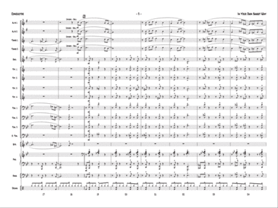 In Your Own Sweet Way Jazz Ensemble scores gallery preview page 4