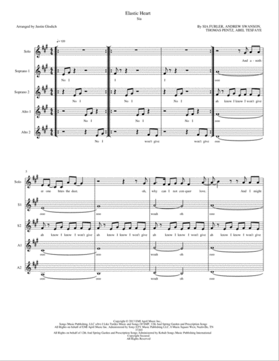 Elastic Heart SSA scores gallery preview page 1