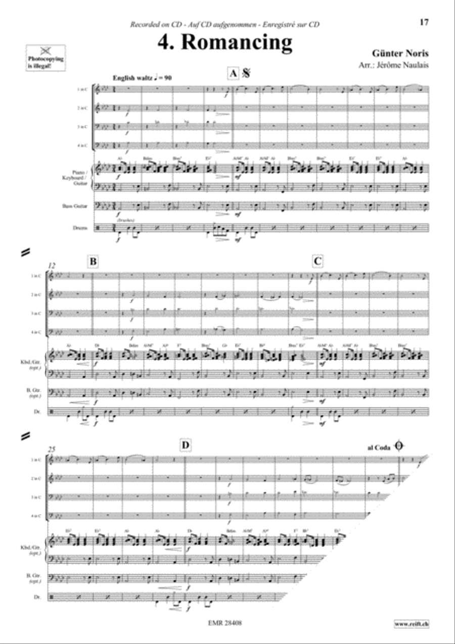 Let's Dance Volume 4 Brass Ensemble scores gallery preview page 6