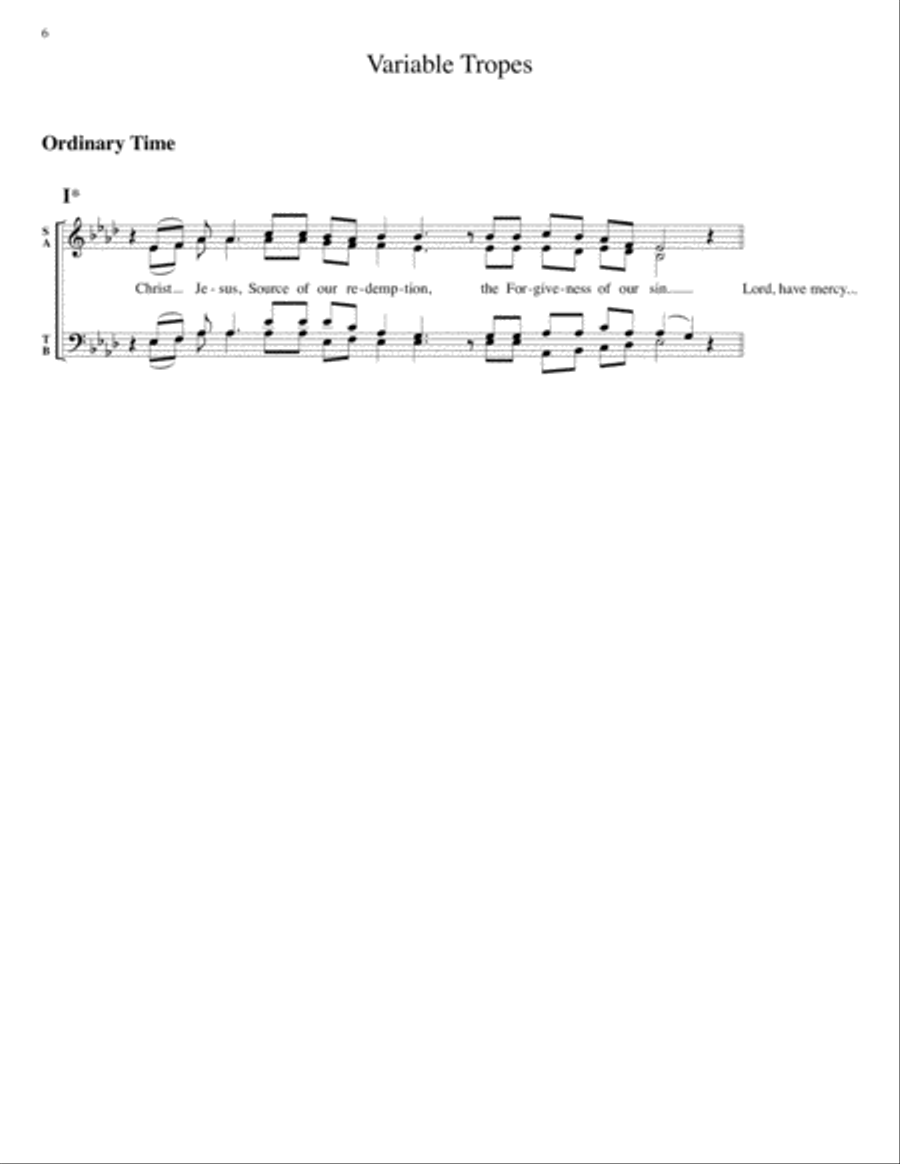 Morning Star Mass Morning Star Mass 4-Part scores gallery preview page 4