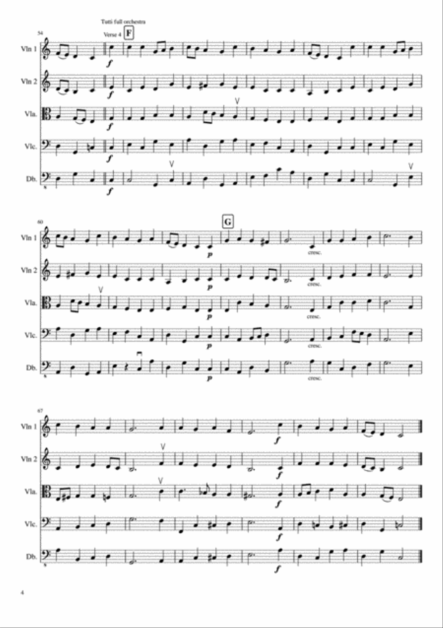 A Mighty Fortress is Our God A Mighty Fortress is Our God String Orchestra scores gallery preview page 5