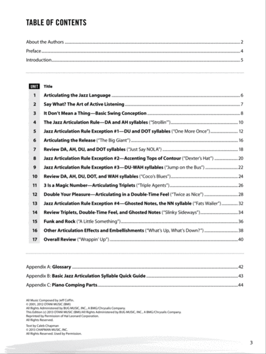 The Articulate Jazz Musician Jazz Ensemble scores gallery preview page 9