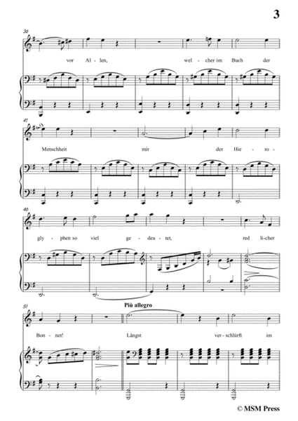 Schubert-Die Schatten,in G Major,for Voice&Piano image number null