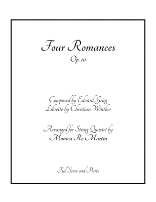 Book cover for Four Romances, Op. 10