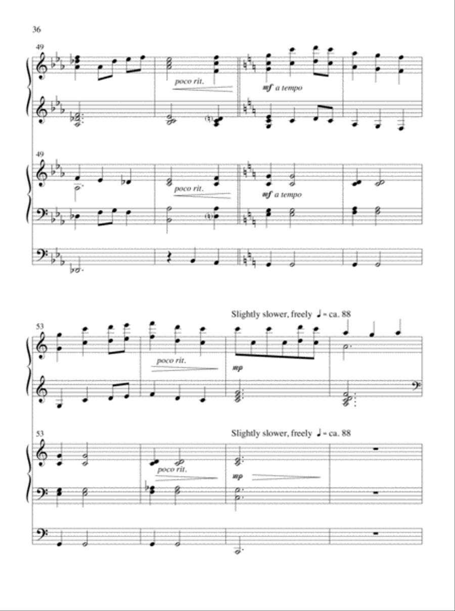 Glory and Honor, Praise and Adoration! Organ scores gallery preview page 21