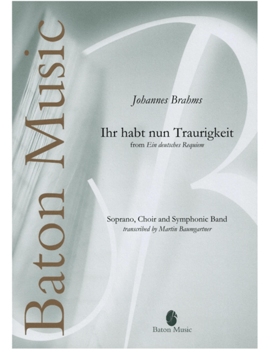Ihr habt nun Traurigkeit Ihr habt nun Traurigkeit Choir scores gallery preview page 1