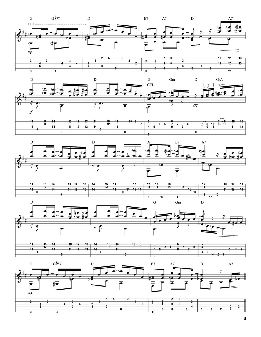 The Entertainer Electric Guitar scores gallery preview page 3