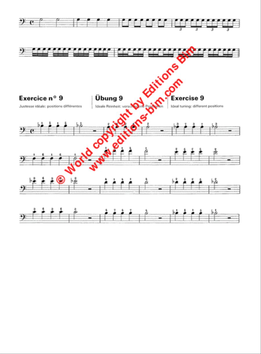 Warm-ups + technical routines Trombone scores gallery preview page 12