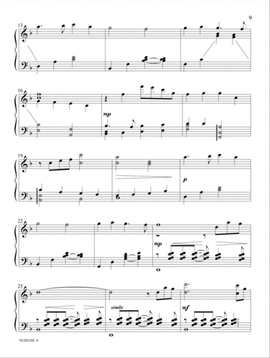 The Day of Celebration The Day of Celebration Piano Solo scores gallery preview page 5