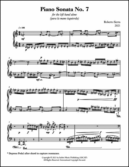 Piano Sonata No. 7