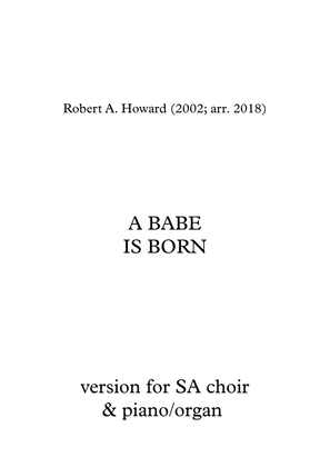 Book cover for A Babe is Born (SA version)